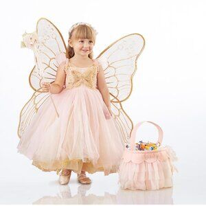 Pottery Barn Pink Butterfly Fairy Halloween Costume